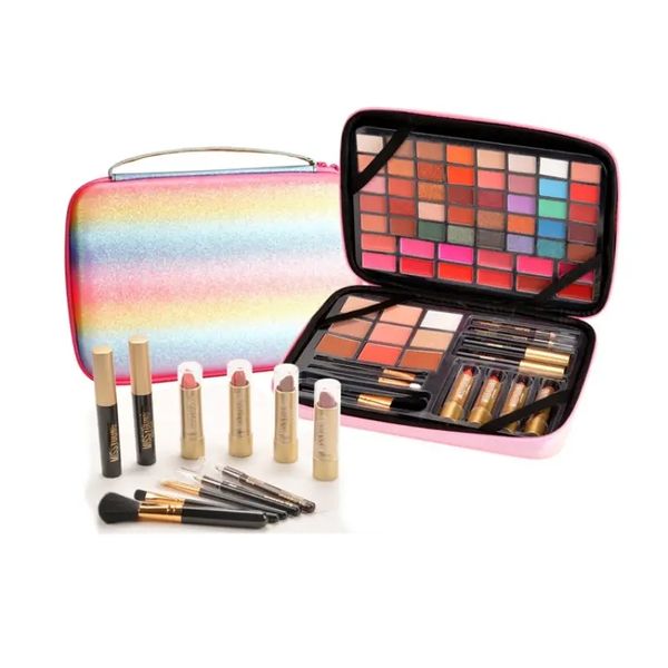 rainbow portable makeup kits all in one eyeshadow palette lipstick mascara makeup brush, mother's day gifts for mom
rainbow portable makeup kits all in one eyeshadow palette lipstick mascara makeup brush, mother's day gifts for mom