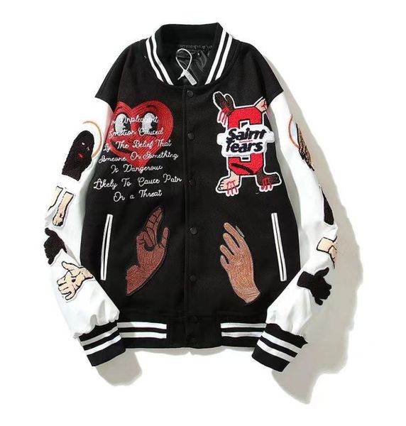 pilot bomber jackets for men sports baseball collar leather sleeve streetwear stiched hip hop varsity letterman outerwear fit 2354762, Black;brown
pilot bomber jackets for men sports baseball collar leather sleeve streetwear stiched hip hop varsity letterman outerwear fit 2354762, Black;brown