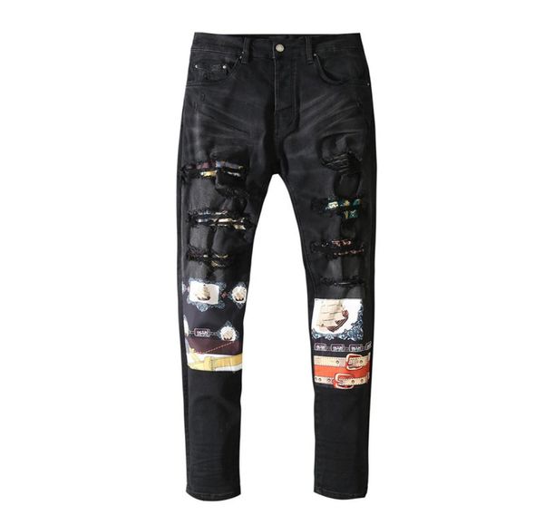 mens jeans patch slim european and american pants casual fashion denim2045172, Blue
mens jeans patch slim european and american pants casual fashion denim2045172, Blue