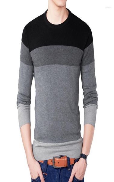 men039s sweaters 2022 autumn fashion brand casual sweater oneck striped slim fit mens pullovers men pull homme contrast color 9465181, White;black
men039s sweaters 2022 autumn fashion brand casual sweater oneck striped slim fit mens pullovers men pull homme contrast color 9465181, White;black