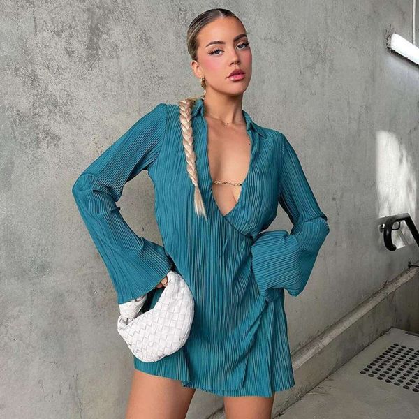 womens fashion suit summer pure color loosening loose and silky folded dress, Black;gray
womens fashion suit summer pure color loosening loose and silky folded dress, Black;gray