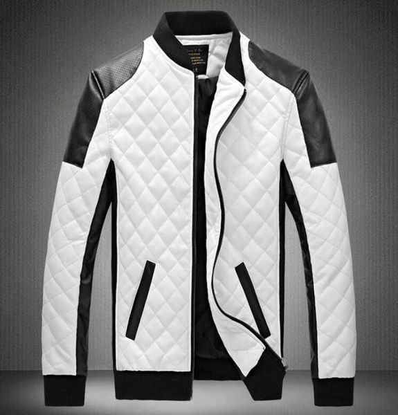 designer jacket men039s stand collar pu leather jacket coat black and white color matching large size motorcycle leather7114806, Black;brown
designer jacket men039s stand collar pu leather jacket coat black and white color matching large size motorcycle leather7114806, Black;brown