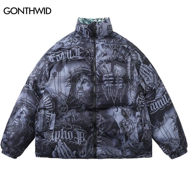 men's jackets hip hop reversible jacket men parka streetwear winter thick warm punk gothic oversized coat harajuku fashon casual outdoo, Black;brown
men's jackets hip hop reversible jacket men parka streetwear winter thick warm punk gothic oversized coat harajuku fashon casual outdoo, Black;brown