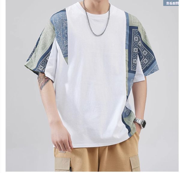 oversize tie-dye t-shirt men women summer style t-shirts floral print tee men's, White;black
oversize tie-dye t-shirt men women summer style t-shirts floral print tee men's, White;black