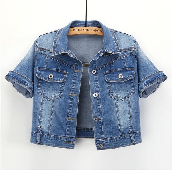 denim jacket women short sleeve jean jacket woman elastic comfortable denim coat chaqueta vaquera mujer veste jeans femme 2203109202358, Black;brown
denim jacket women short sleeve jean jacket woman elastic comfortable denim coat chaqueta vaquera mujer veste jeans femme 2203109202358, Black;brown