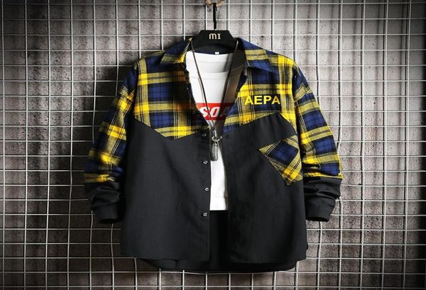 new fashion mens plaid shirts long sleeve slim fit brushed flannel shirt 100cotton harajuku streetwear jacekt shirts plus size7042223, White;black 
new fashion mens plaid shirts long sleeve slim fit brushed flannel shirt 100cotton harajuku streetwear jacekt shirts plus size7042223, White;black