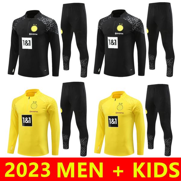 2023 2024 haller reus soccer jacket man tracksuit set 23 24 reyna brandt schlotterbeck adeyemi moukoko long sleeve football training suit sw, Black
2023 2024 haller reus soccer jacket man tracksuit set 23 24 reyna brandt schlotterbeck adeyemi moukoko long sleeve football training suit sw, Black