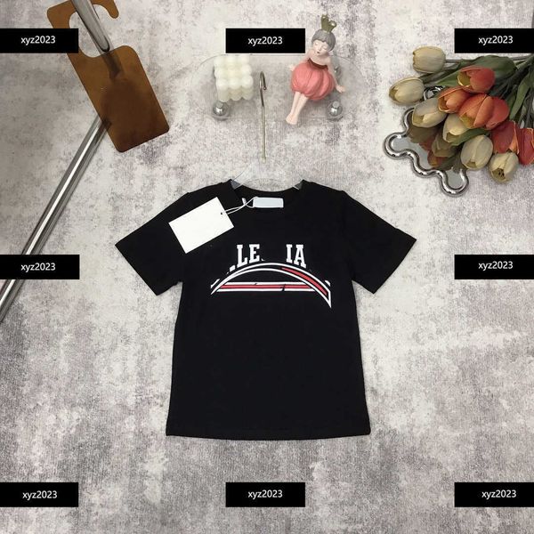 23ss kids short sleeve baby t-shirt child clothing summer cotton products round neck new cozy size 100-150 cm feb17, Blue
23ss kids short sleeve baby t-shirt child clothing summer cotton products round neck new cozy size 100-150 cm feb17, Blue