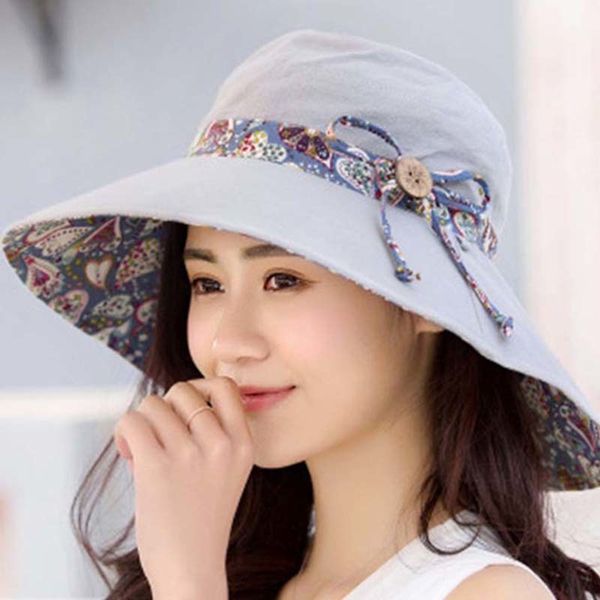 berets summer outdoor fashion ladies big brimmed hat sunscreen travel mountaineering sun female anti ultraviolet beach cap l59 230818, Blue;gray
berets summer outdoor fashion ladies big brimmed hat sunscreen travel mountaineering sun female anti ultraviolet beach cap l59 230818, Blue;gray