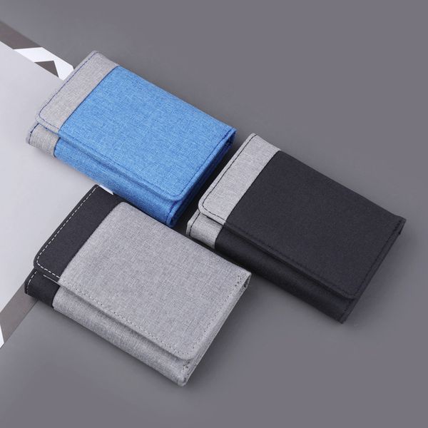 dhl100pcs wallets men canvas color patchwork three foldable short business credit card holder, Red;black
dhl100pcs wallets men canvas color patchwork three foldable short business credit card holder, Red;black