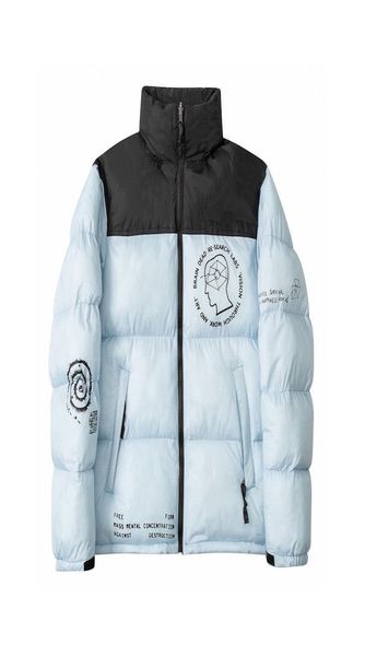 winter fashion men women down jacket print parkas stand collar warm thicken padded coat6765922, Black
winter fashion men women down jacket print parkas stand collar warm thicken padded coat6765922, Black