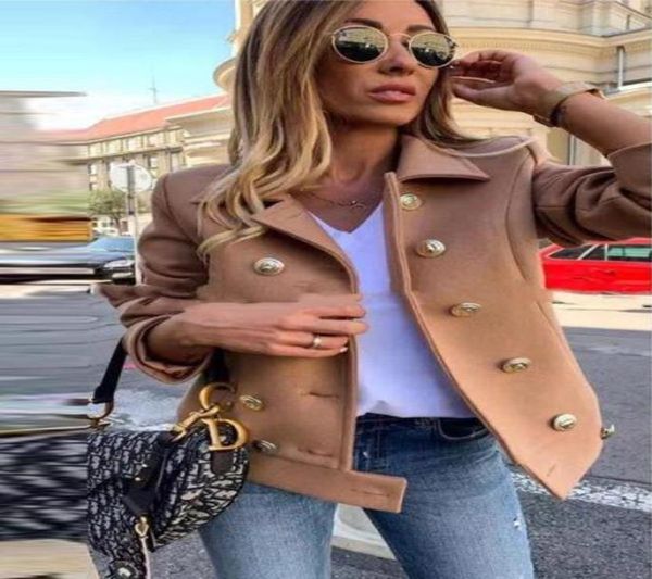 women plus size double breasted long sleeve turn down collar jacket elegant chic spring fall coat women wool coat5930791, Black
women plus size double breasted long sleeve turn down collar jacket elegant chic spring fall coat women wool coat5930791, Black