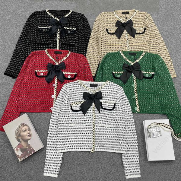 sweater womens designer sweater women coat classic pattern jacquard short long sleeve bow knit jacket cardigan sweaters womens clothe, White;black
sweater womens designer sweater women coat classic pattern jacquard short long sleeve bow knit jacket cardigan sweaters womens clothe, White;black