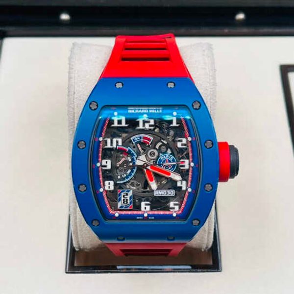 richardmille swiss watches rm tactical mechanical wrist watches series rm030 blue ceramic side red paris limited dial 42.7 50 mm complete se
richardmille swiss watches rm tactical mechanical wrist watches series rm030 blue ceramic side red paris limited dial 42.7 50 mm complete se