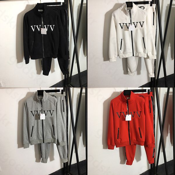 women sport tracksuits coat pants long sleeved letter print jacket casual sweatpants clip proof zipper hoodie trousers set, Gray
women sport tracksuits coat pants long sleeved letter print jacket casual sweatpants clip proof zipper hoodie trousers set, Gray