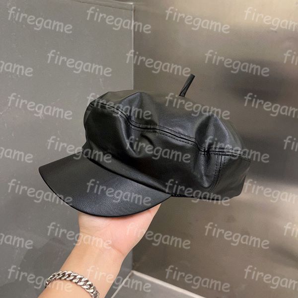 black beret female fashion beret spring and autumn style small fragrance retro winter leather painter hat cool cap, Blue;gray
black beret female fashion beret spring and autumn style small fragrance retro winter leather painter hat cool cap, Blue;gray