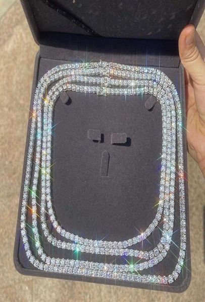 luxury hip hop jewelry iced out 925 sterling silver vvs moissanite diamond cluster tennis chain necklace7060014
luxury hip hop jewelry iced out 925 sterling silver vvs moissanite diamond cluster tennis chain necklace7060014