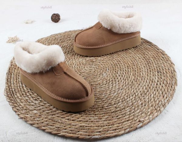 designer mini ankle boots australia platform women slippers winter cotton sheep warm indoor fur booties, Black
designer mini ankle boots australia platform women slippers winter cotton sheep warm indoor fur booties, Black