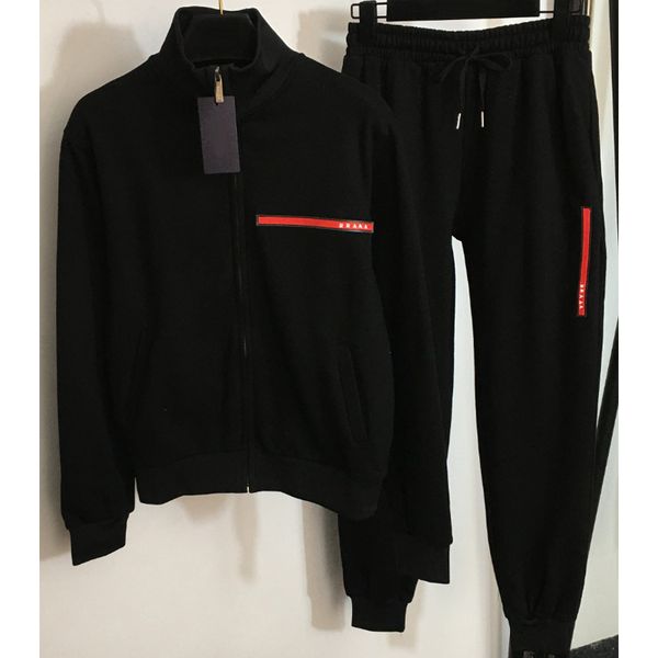 8.21 fashion sporty women's 2 piece set letter stand collar zipper jacket and drawstring sweatpants, White
8.21 fashion sporty women's 2 piece set letter stand collar zipper jacket and drawstring sweatpants, White