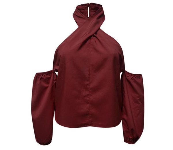 fashion solid halter shirt blouse shoulder casual autumn ladies loose bottom female women long sleeve blusas pullover2394261, White
fashion solid halter shirt blouse shoulder casual autumn ladies loose bottom female women long sleeve blusas pullover2394261, White