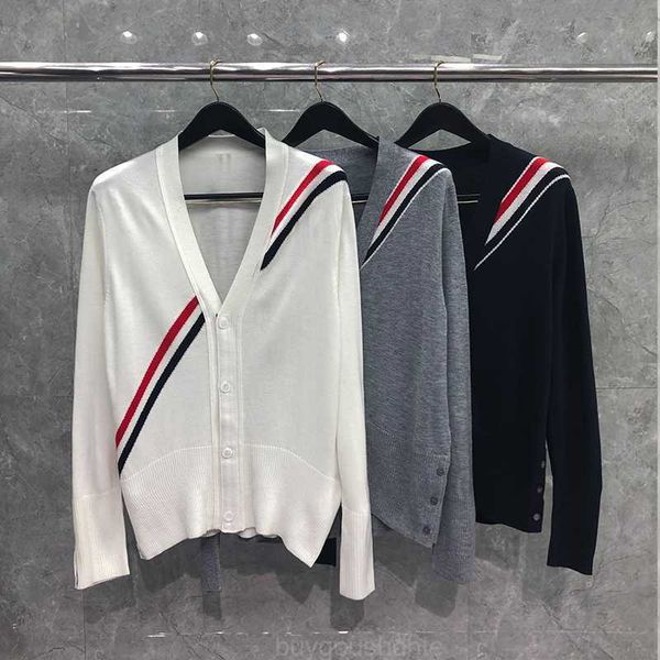 tb thom sweaters men slim fit v-neck cardigans clothing striped solid wool spring and autumn casual sweatercoat, White;black
tb thom sweaters men slim fit v-neck cardigans clothing striped solid wool spring and autumn casual sweatercoat, White;black