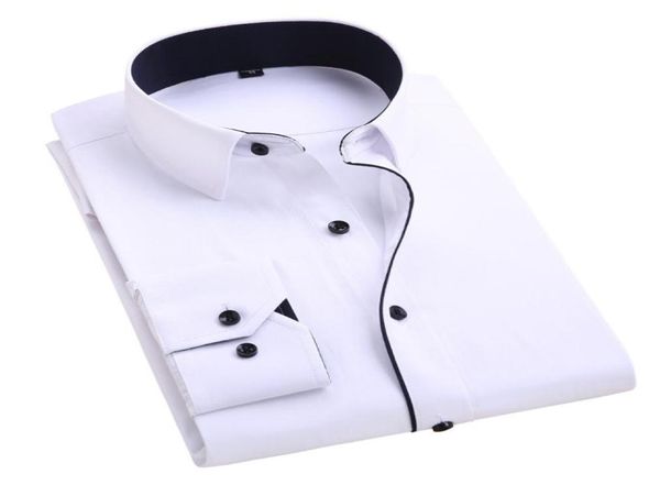wholesummer 2016 mens longsleeved whitesolid dress shirt cotton blend business casual classicfit unelastic soft formal shi1901452, White;black
wholesummer 2016 mens longsleeved whitesolid dress shirt cotton blend business casual classicfit unelastic soft formal shi1901452, White;black