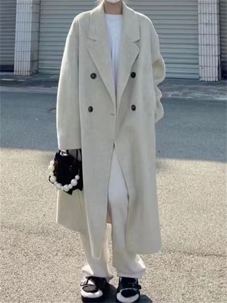 womens wool blends autumn and winter womens loose plussize thickened fleece windbreaker lapel coat 230818, Black
womens wool blends autumn and winter womens loose plussize thickened fleece windbreaker lapel coat 230818, Black