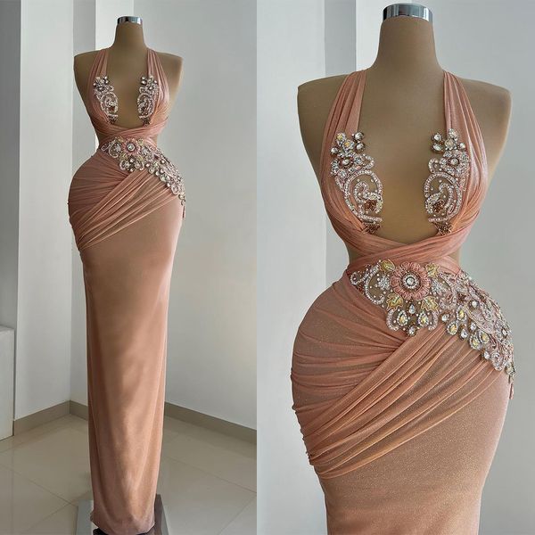2023 mermaid evening dresses halter glitter sequins beaded prom party gowns robe de soiree, Black;red
2023 mermaid evening dresses halter glitter sequins beaded prom party gowns robe de soiree, Black;red