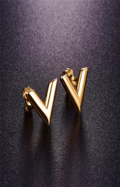 316l stainless steel stud earrings for women rose goldcolor v letter triangle cute earring jewelry gift1620236, Golden;silver
316l stainless steel stud earrings for women rose goldcolor v letter triangle cute earring jewelry gift1620236, Golden;silver