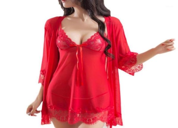 women pajamas set lace see through nightgown bow babydoll dress gstring pijamas femmes seamless underwear nightwear15641544, Black;red
women pajamas set lace see through nightgown bow babydoll dress gstring pijamas femmes seamless underwear nightwear15641544, Black;red