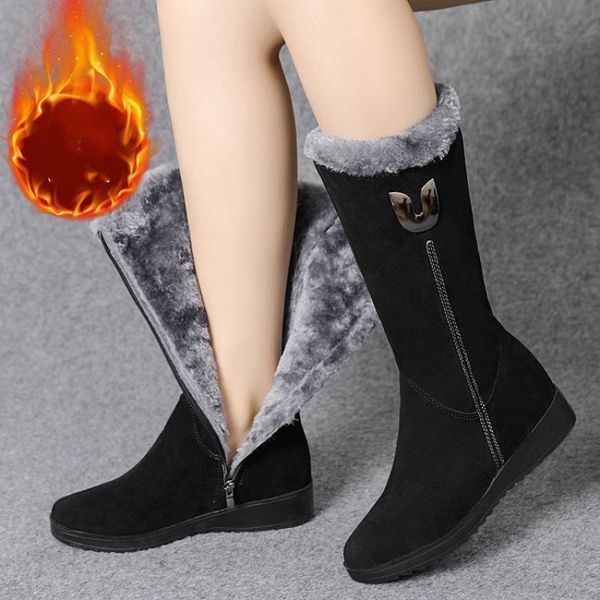 boots warm chelsea high fur women winter shoes for chunky mid calf plush snow flat zip fashion botas de mujer 230821, Black
boots warm chelsea high fur women winter shoes for chunky mid calf plush snow flat zip fashion botas de mujer 230821, Black