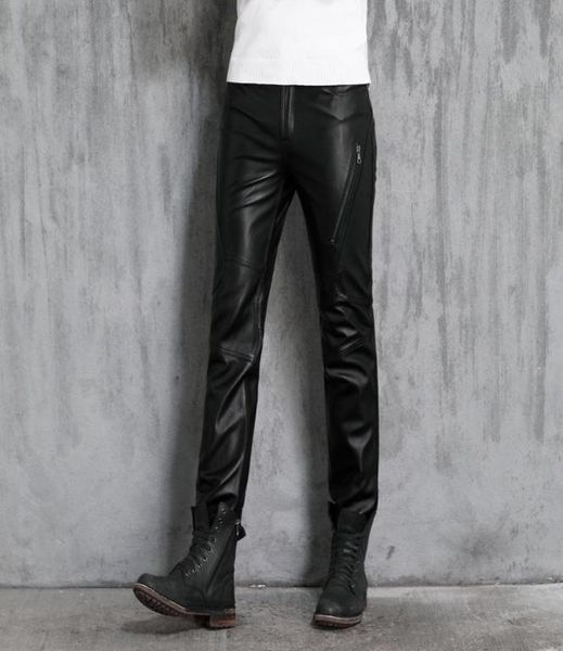 men039s pants genuine leather quality black motorcycle the first layer of sheepskin male personality8605574
men039s pants genuine leather quality black motorcycle the first layer of sheepskin male personality8605574