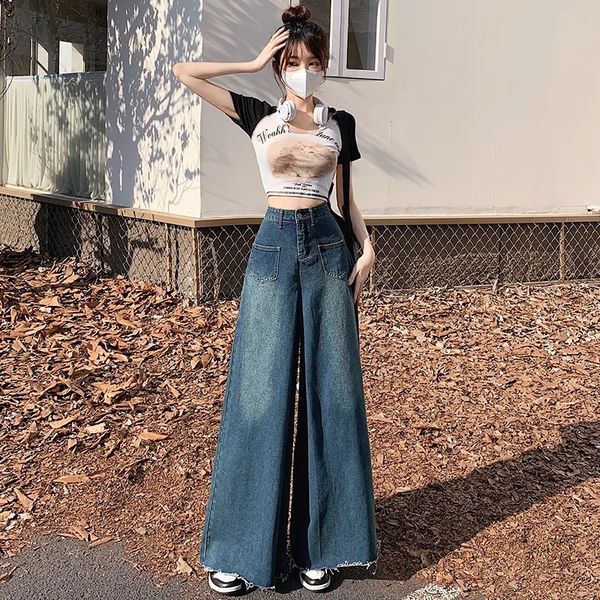 women's jeans baggy woman high waist streetwear y2k jeans vintage clothes straight leg denim korean fashion pants 230821, Blue
women's jeans baggy woman high waist streetwear y2k jeans vintage clothes straight leg denim korean fashion pants 230821, Blue