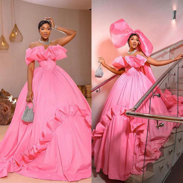 vintage pink african evening dresses ruffles strapless a line party formal arabic aso ebi luxury birthday prom occasion gown, Black;red
vintage pink african evening dresses ruffles strapless a line party formal arabic aso ebi luxury birthday prom occasion gown, Black;red