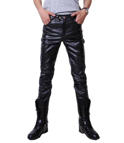 whole2016 hip hop mens leather pants faux leather pu material 3 colors motorcycle skinny faux leather outdoor pants3124980, Black
whole2016 hip hop mens leather pants faux leather pu material 3 colors motorcycle skinny faux leather outdoor pants3124980, Black