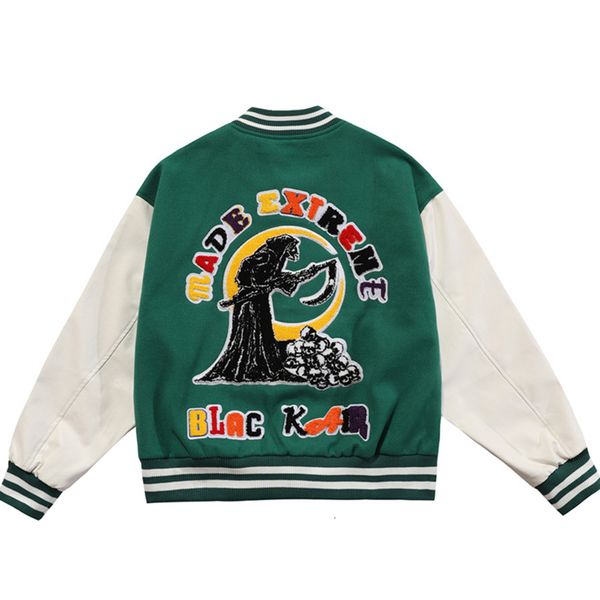 men s jackets men skeleton embroidery varsity couple gothic hip hop pu leather stitching contrast baseball uniform retro clothes 230821, Black;brown
men s jackets men skeleton embroidery varsity couple gothic hip hop pu leather stitching contrast baseball uniform retro clothes 230821, Black;brown