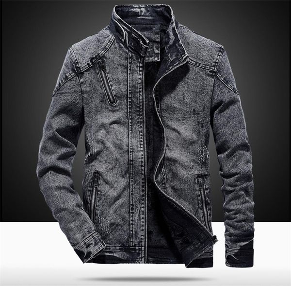 vintage denim jackets men slim fit solid color casual mens jeans coat fashion stand clothes for men black blue casaca hombre 201219456822, Black;brown
vintage denim jackets men slim fit solid color casual mens jeans coat fashion stand clothes for men black blue casaca hombre 201219456822, Black;brown