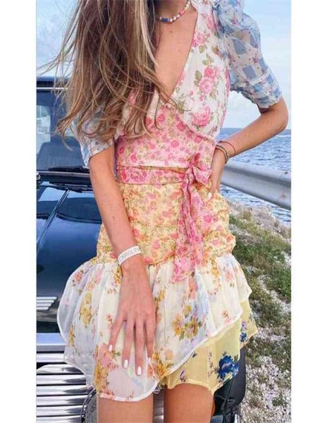 boho inspired belted patchwork floral print mini dress for women asymmetric ruffled party dress puff sleeve summer dress 21032273127, Black;gray
boho inspired belted patchwork floral print mini dress for women asymmetric ruffled party dress puff sleeve summer dress 21032273127, Black;gray