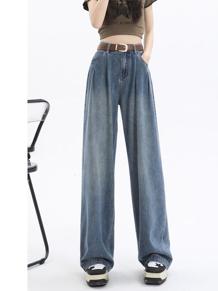 women's jeans y2k woman 2023 autumn spring vintage high waist wide leg denim pant baggy fashion loose harajuku straight streetwear 2308, Blue
women's jeans y2k woman 2023 autumn spring vintage high waist wide leg denim pant baggy fashion loose harajuku straight streetwear 2308, Blue