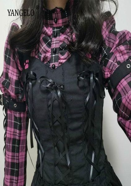casual dresses y2k egirl gothic goth lolita dress streetwear women japanese harajuku plaid dark kawaii cute mini detachable sleeve9291338, Black;gray
casual dresses y2k egirl gothic goth lolita dress streetwear women japanese harajuku plaid dark kawaii cute mini detachable sleeve9291338, Black;gray