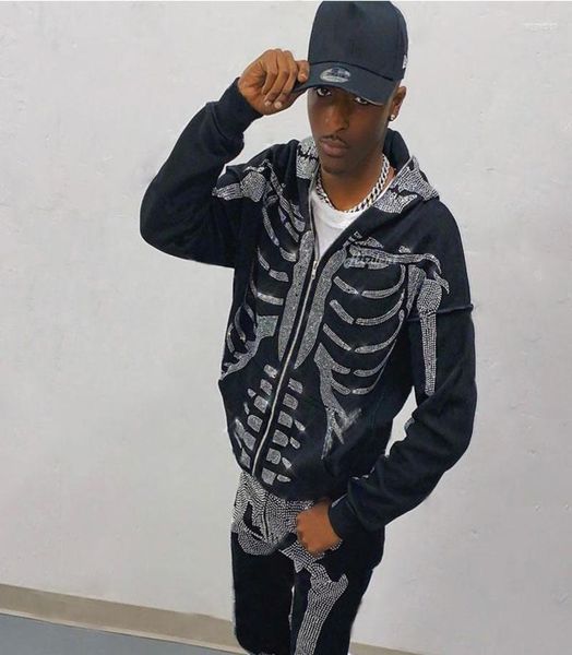 men's hoodies men's american fashion -selling rhines skeleton print black y2k gothic long-sleeve full zip hoodie oversized5216615
men's hoodies men's american fashion -selling rhines skeleton print black y2k gothic long-sleeve full zip hoodie oversized5216615