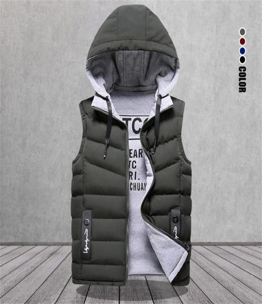 brand men039s vest winter sleeveless jackets down vest men hooded warm new casual outwear hat detachable outer vest chalecos 209961863, Black;white
brand men039s vest winter sleeveless jackets down vest men hooded warm new casual outwear hat detachable outer vest chalecos 209961863, Black;white
