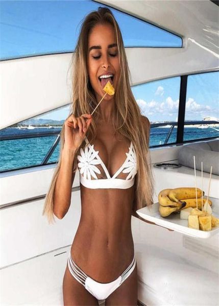 women summer swimwear bikini set bra tie side gstring thong beach triangle hollow out suit swimsuit bathing women039s1304094, White;black
women summer swimwear bikini set bra tie side gstring thong beach triangle hollow out suit swimsuit bathing women039s1304094, White;black