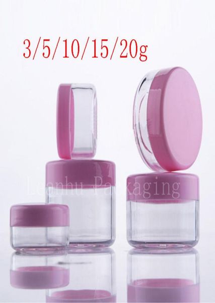 3g 5g 10g 15g 20g empty pink small plastic display jar pot cosmetic cream tin balm container mini sample container packaging8620947
3g 5g 10g 15g 20g empty pink small plastic display jar pot cosmetic cream tin balm container mini sample container packaging8620947
