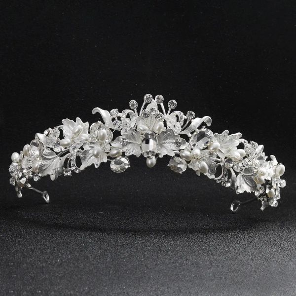 evening party accessories brand silver handmade new bridal wedding crystal rhinestone headband headpiece crown tiara prom pageantzz, White
evening party accessories brand silver handmade new bridal wedding crystal rhinestone headband headpiece crown tiara prom pageantzz, White