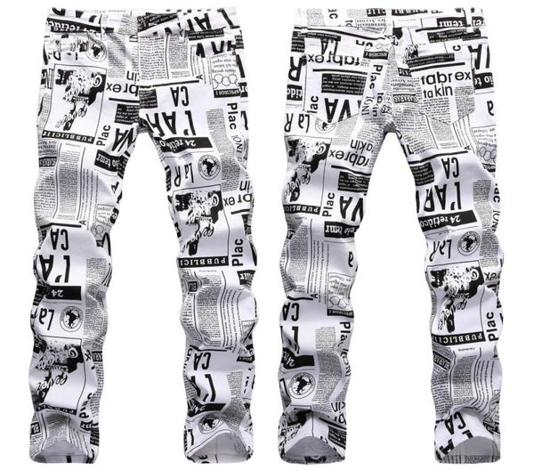 mens street fashion prints jeans slimfit stretch denim pants newspaper painting party jeans cool casual jean3909210, Blue
mens street fashion prints jeans slimfit stretch denim pants newspaper painting party jeans cool casual jean3909210, Blue