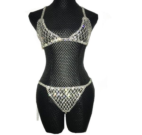 silver crystals chains bikini bra underwear birthday dance party wear two piece set female singer bling costume stage4018738, Black;red
silver crystals chains bikini bra underwear birthday dance party wear two piece set female singer bling costume stage4018738, Black;red