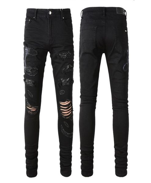 black elastic denim jeans trouser for man embroidery patches detail slim fit leg7283964, Blue
black elastic denim jeans trouser for man embroidery patches detail slim fit leg7283964, Blue