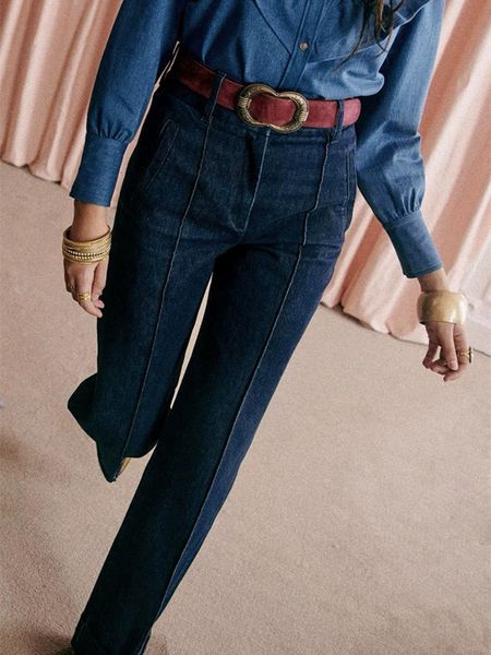 women's jean high waist zipper fly solid colors jeans 2023 summer female fashion straight curled wide leg pants allmatch 230821, Blue
women's jean high waist zipper fly solid colors jeans 2023 summer female fashion straight curled wide leg pants allmatch 230821, Blue