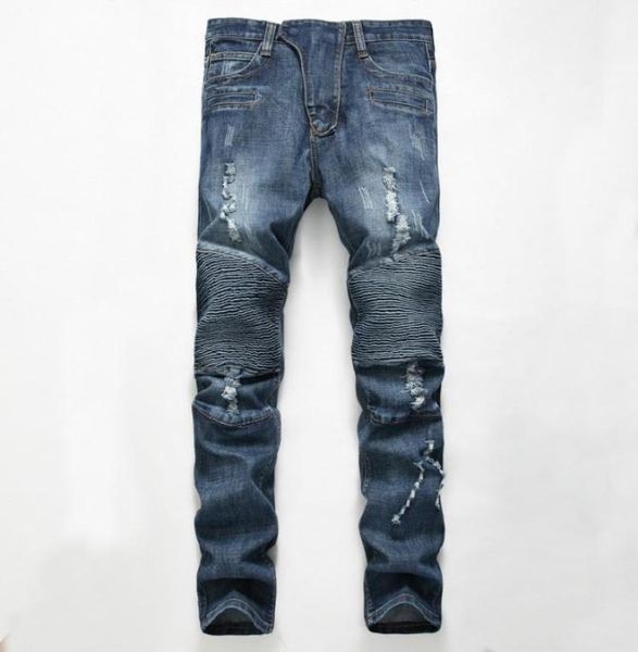 men039s ripped creased light jeans designer long slim trousers with holes mid rise straight size 2840 266551, Blue
men039s ripped creased light jeans designer long slim trousers with holes mid rise straight size 2840 266551, Blue